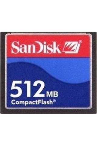 Sandisk 512 MB Cf Compact Flash Hafıza Kartı Cnc Makine Kartı