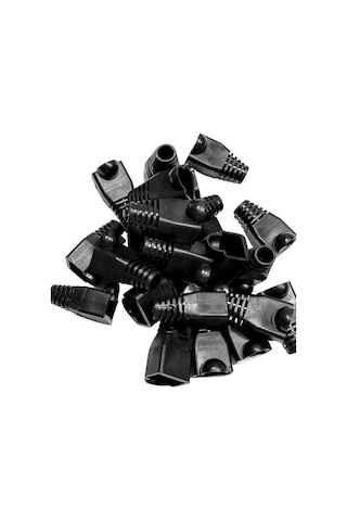 Siyah Rj45 Kılıf Siyah Cat6 Kılıf Siyah Cat5 Kılıf 100 Adet