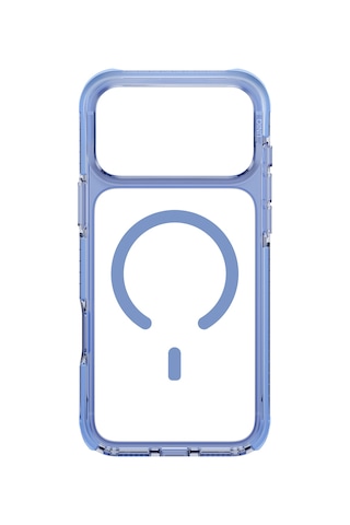 Apple iPhone Uyumlu 18 Pro Kılıf Combat Üç Katmanlı Shocksorb Teknolojisi Magsafe Soft Ve Pürüzsüz Kapak Açık Mavi