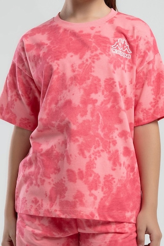 Kappa 362415 Kız Çocuk Tie-dye Şort Bermuda Pijama Takım Pembe