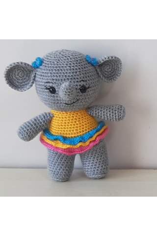 Amigurumi Örgü Oyuncak Fil