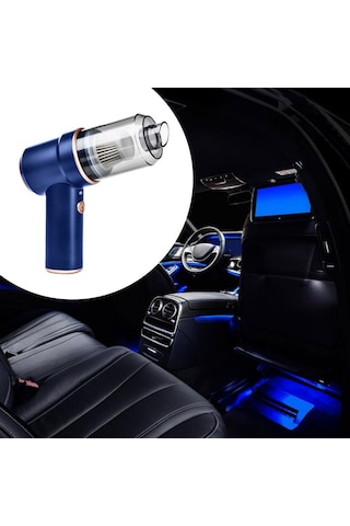 Suntek Araç Mavisi Için El Süpürgesi Akülü 7x6inç Toz Mavi Mavi