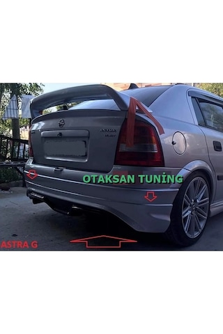 Opel Astra G Hb Custom Arka Tampon Eki