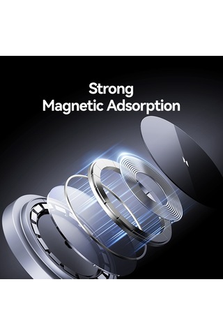 Usams Cd234 Katlanır 3'ü 1 Arada Manyetik Kablosuz Hızlı Şarj Cihazı Siyah