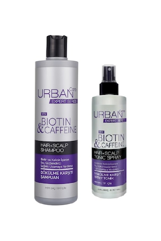 Urban Care Biotin ve Kafein Saç Dökülme Karşıtı Şampuan 350 ML + Tonik 200 ML