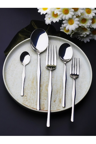 Anka 8 Kişilik 40 Parça Çatal Kaşık Takımı Metal