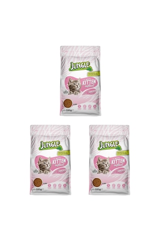500 Gr Kuru Kedi Maması Yavru Tavuklu 3'lü