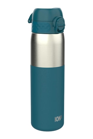 Ion8 - Paslanmaz Çelik İnce Suluk - Koyu Turkuaz - 600 Ml - Sızdırmaz