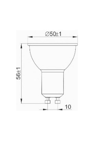 Generica Led Lamba Gu10 10w 4000k Nötr Işık 5 Adet 241874436