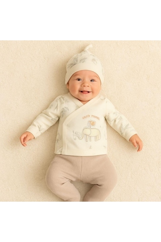 Argentina 3 Li Yeni Doğan Set Krem