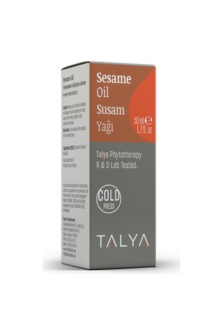 Talya Soğuk Sıkım %100 Saf ve Doğal Susam Yağı 50 ML