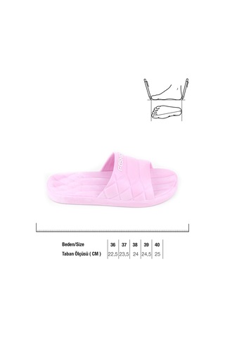 Gezer Yazlık Islak Zemine Uygun Kadın Terlik Pembe