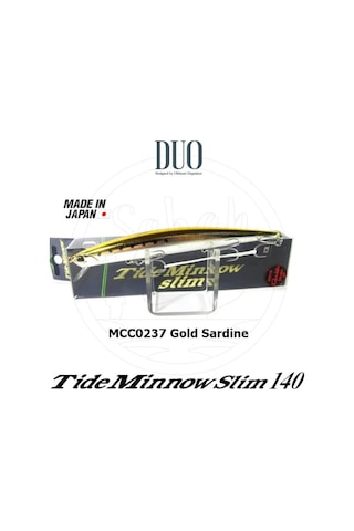 Duo Tide Minnow Slim 140 Mcc0237 Gold Sardine