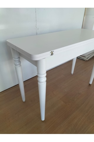 110 X 45 Katlanır Beyaz Masa