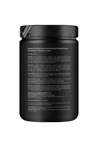 Kingsize Nutrition Bcaa Complex Powder 1000 Gr - Kola