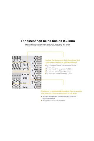 Didadodo Paslanmaz Çelik Marangoz Gönye - Düzenli Dik Açılı Hassas Ölçüm Cetveli