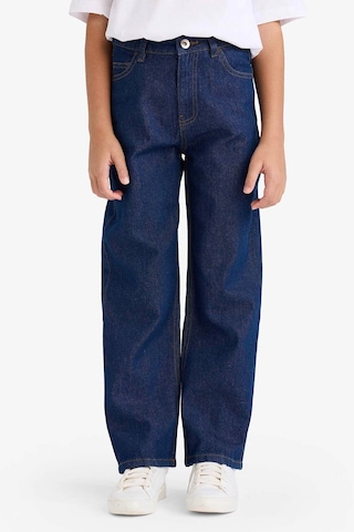 Defacto Erkek Çocuk Wide Leg Düz Paça Jean Pantolon F9384a826smnm34 Mavi-nm34