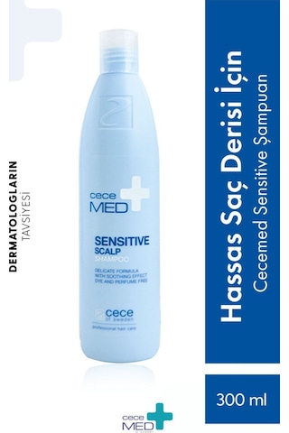 Cecemed Sensitive Scalp Shampoo Hassas Saç Derisi Şampuanı 300 ML