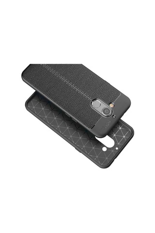 General Mobile 8 Kılıf Deri Tarzı Niss Silikon Case