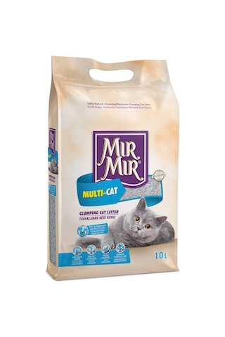 Mır Mır Multicat Çok Kedili Aile için Kedi Kumu 2 x 10 L