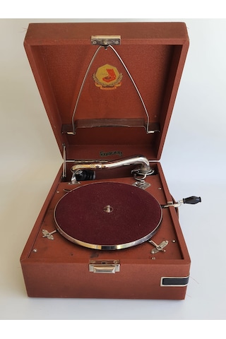 Artel Sovyet Antika Çanta Gramofon 068