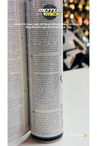 Motul C3 Chain Lube 400ml Profesyonel Zincir Yağlama Spreyi