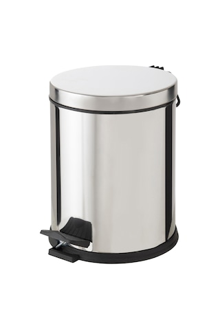 Mudo Home 5lt Pedallı Çöp Kovası Inox Gri