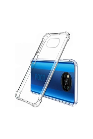 Xiaomi Poco X3 Pro Kilif Köse Korumali Seffaf Silikon Kapak 415481359
