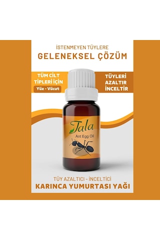 Tala Karınca Yumurtası Yağı Tüy Azaltıcı Tüy İnceltici Tüy Dökücü 20 Ml
