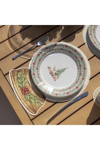 Xmas Tale Kağıt Amerikan Servis 30x39 Cm 12'li Paket Beyaz