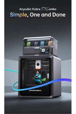 Anycubic Kobra S1 Combo 3d Printer Yeni Versiyon