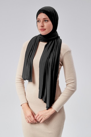 Kadın Tesettür Luxury Penye Şal Siyah