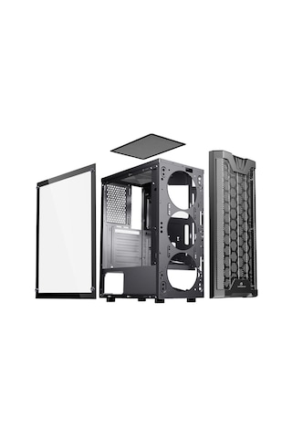 Gamebooster Gb-f3101b Usb 3.0, Atx Mesh, Rgb Fan, Siyah Kasa Psu Yok