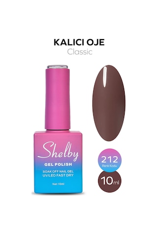 Shelby 10 Ml. A212 Kalıcı Oje