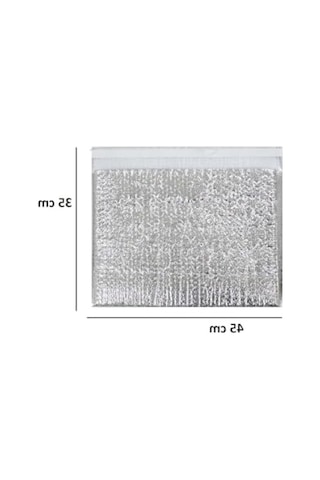 45 X 35 X 5 Cm Ebatlarında Soğuk Zincir Torbası - 5'li Paket Açık Bej