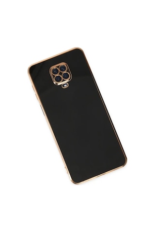 Jenerik Xiaomi Redmi Note 9 Pro Kılıf Volet Silikon - Siyah
