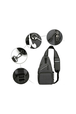 Fortunelane Yeşil Su Geçirmez Kumaş Çanta - 2023 Yeni Moda Erkek Kadın Çapraz Çanta, Seyahat Outdoor Çalışma Spor Kol Çantası Açı Açık Yeşil