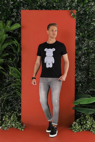Efor Ts 855 Siyah Spor T-shirt Siyah