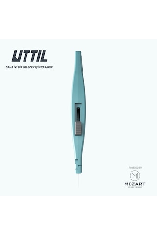 Uttıl Pauk06-h 3 Kademeli Kanca Bıçaklı Maket Bıçağı Güçlü Vidasız Gövde
