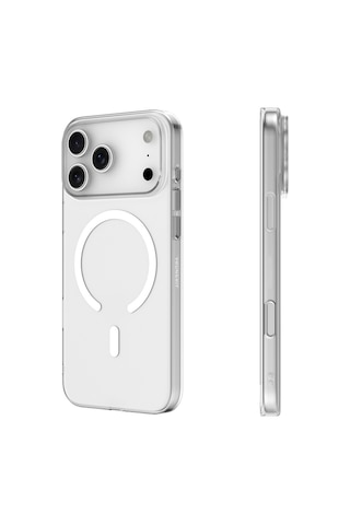 İphone 17 Pro Max Uyumlu Kılıf M-safe Şarj Özellikli Youngkit High Definition Serisi Kapak Şeffaf Şeffaf