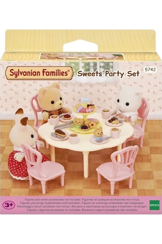 Nessiworld 5742 Sylvanian Families Tatlı Partisi Oyun Seti Figürler Dahil Değildir +4 Yaş Diğer