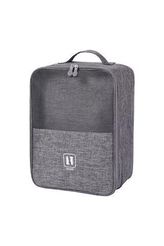 Padalink Polyester Ayakkabı Saklama Çantası - Su Geçirmez, Kol Saati, Büyük Kapasiteli, Seyahat Spor Gym Uyumlu Gri Gri