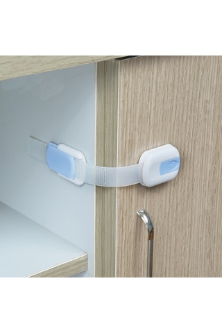 Moveevo Çocuk Güvenliği Kilitleri - Bebekler İçin Çekmecelik/ Dolap Kilitleri - Pembe - Toksik Olmayan Ve Dayanıklı Malzeme Çok Renkli