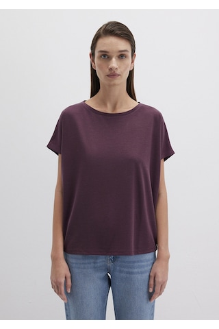 Mavi - Lux Touch Tencel Tm Modal Bordo Basic Tişört 167245-70421 Bordo