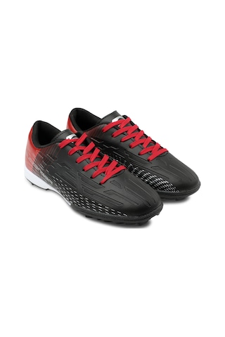 Slazenger SCORE I HS Erkek Halı Saha Siyah / Kırmızı Futbol Ayakkabısı