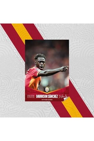 Galatasaray X Juventus - Davinson Sánchez İmzalı Statik Poster