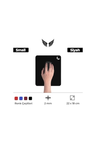 Golite Küçük Mouse Pad Siyah 18X22