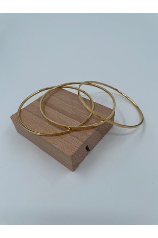 Xbaby Gold Yassı Ajda Bileklik