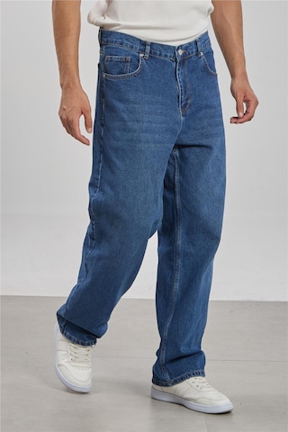 Barrels And Oıl Erkek Relaxed Fit Jean Pantolon - Mavi Mavi