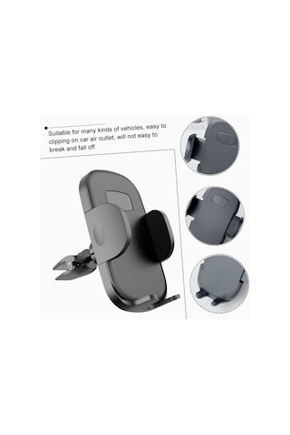 Sp-44 Oto Araç Telefon Tutucu 360 Havalandırmaya Izgaraya Giren